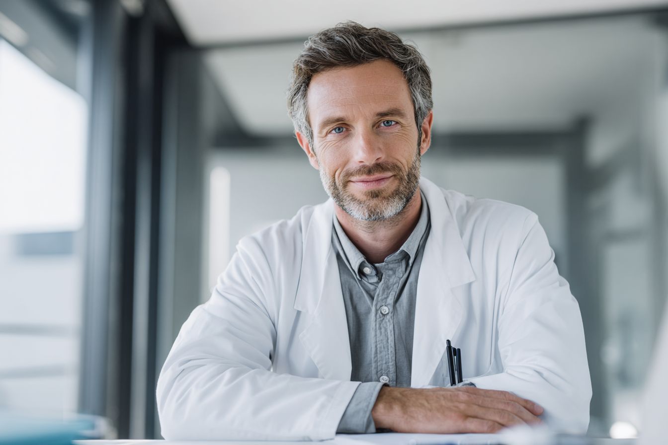 Doctor consulting with patient about TRT